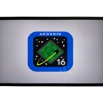Il logo di Android 16