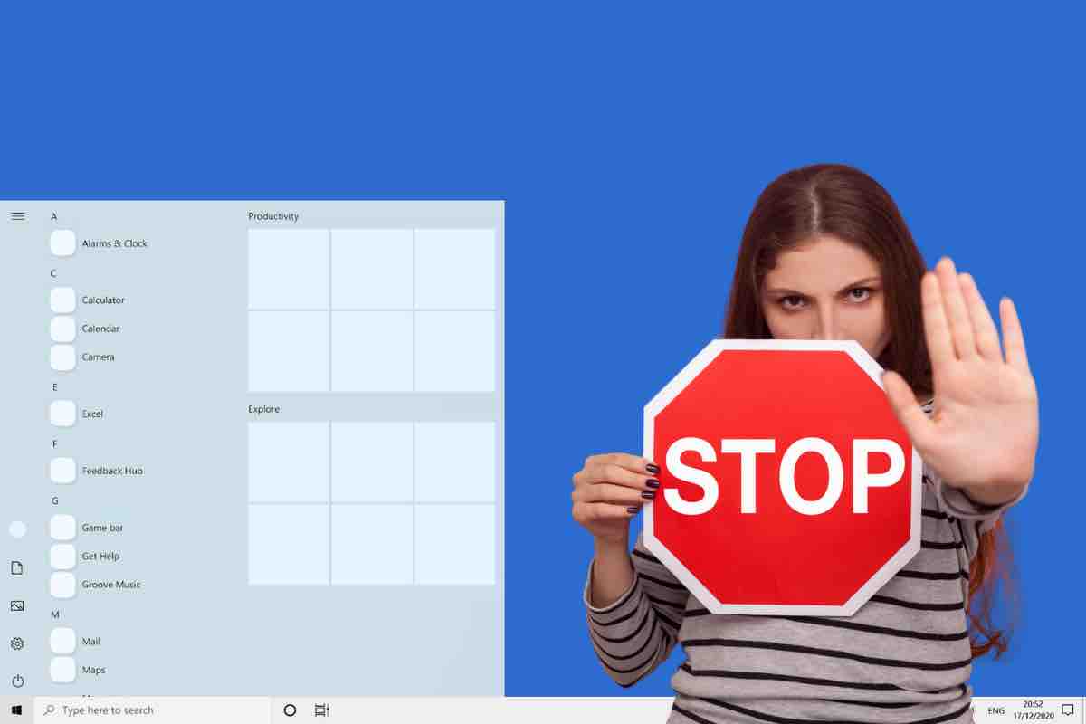 Stop a Windows 10